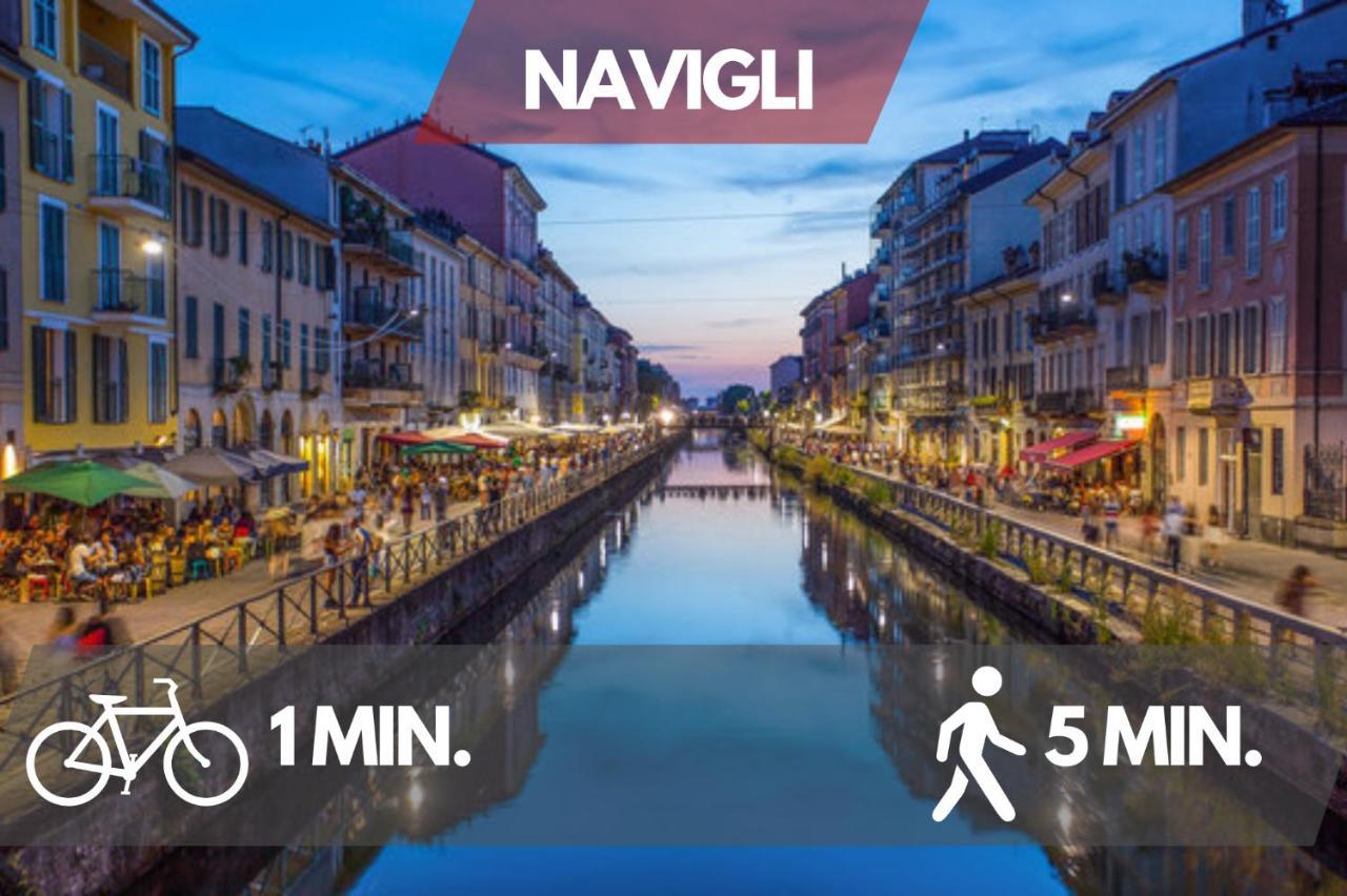 Navigli Design Loft - 7 Stops From Duomo, Ac, Netflix Apartment Milano Ngoại thất bức ảnh